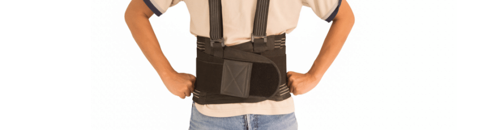 Illustration explaining how back braces support the spine, Tomball, TX