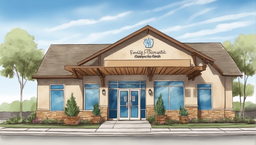 Exterior of the highly regarded Tomball Chiropractic Center, showcasing its welcoming facade and signboard, or an interior view featuring a modern, well-equipped treatment room.
