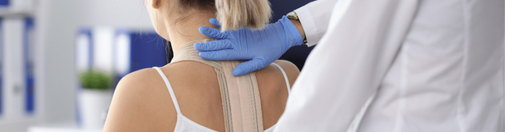 Illustration of how back braces work, explained by Neu Life Chiropractic in Tomball, TX