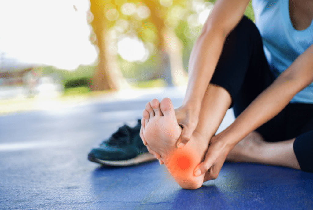 Dr. Rob Neuenschwander explaining how to prevent peripheral neuropathy at Neu Life Chiropractic in Tomball, TX