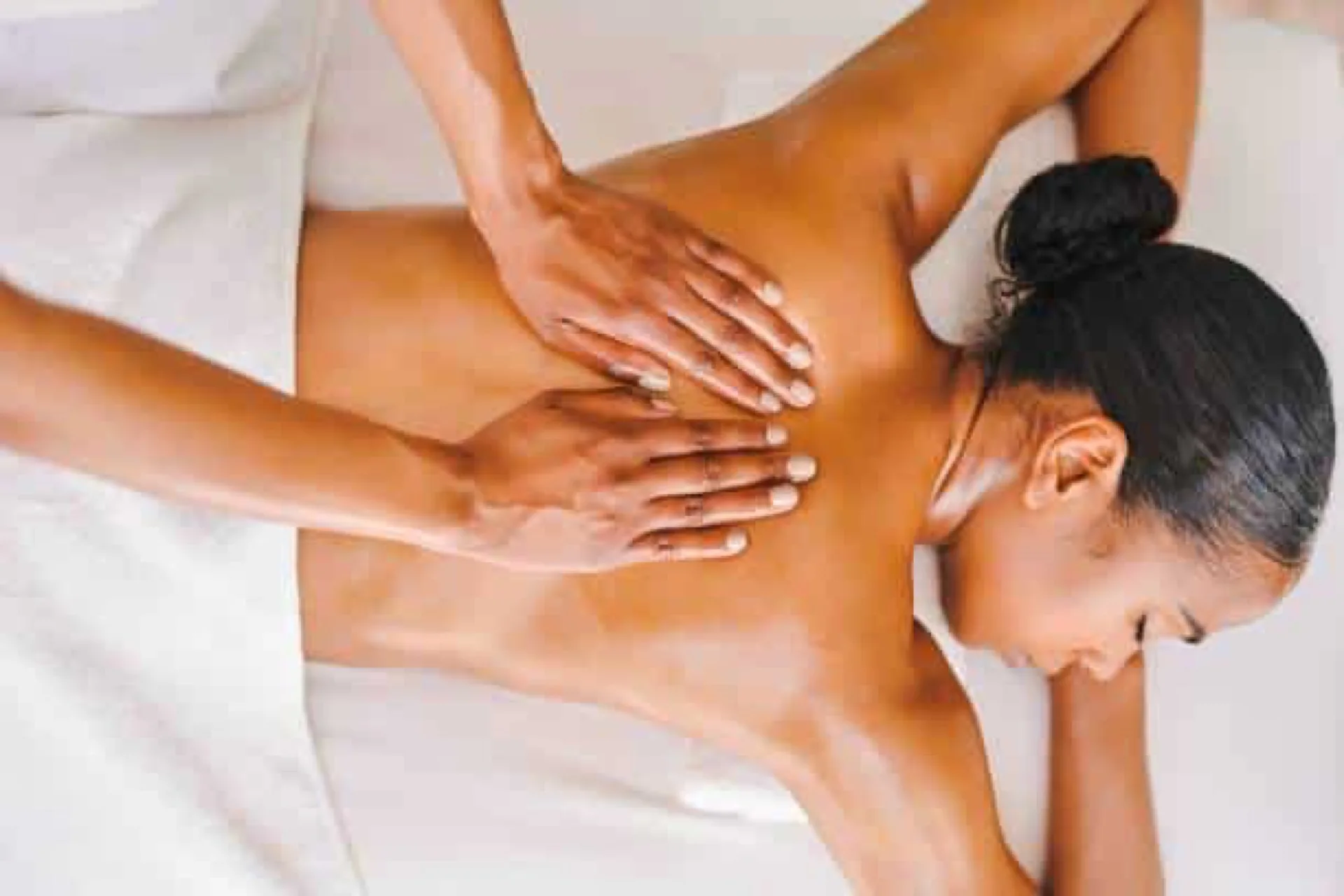 Massage therapy session at Neu Life Chiropractic in Tomball, TX