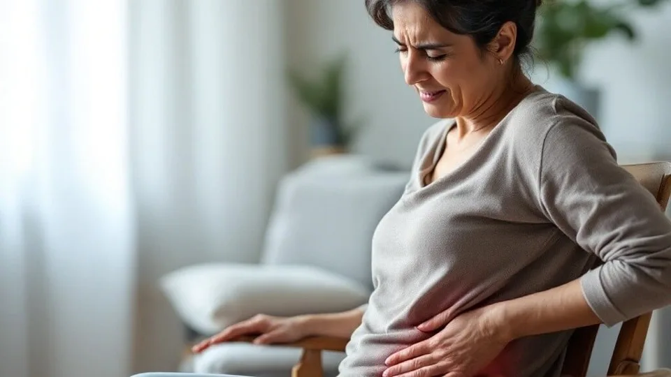 Woman with radiating sciatica nerve pain in Tomball TX